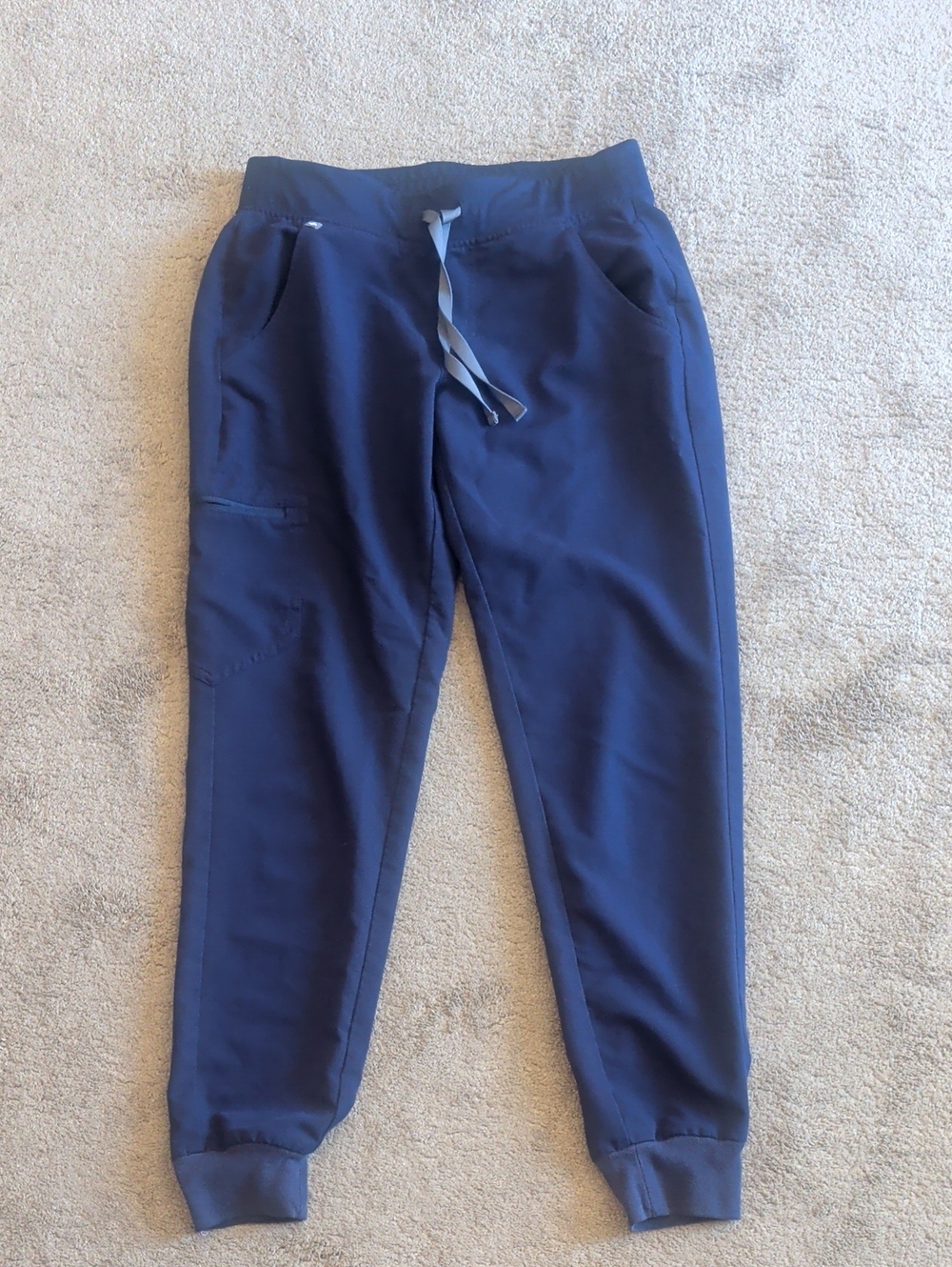FIGS Zamora Jogger Scrub Pants Navy Blue Size SMALL